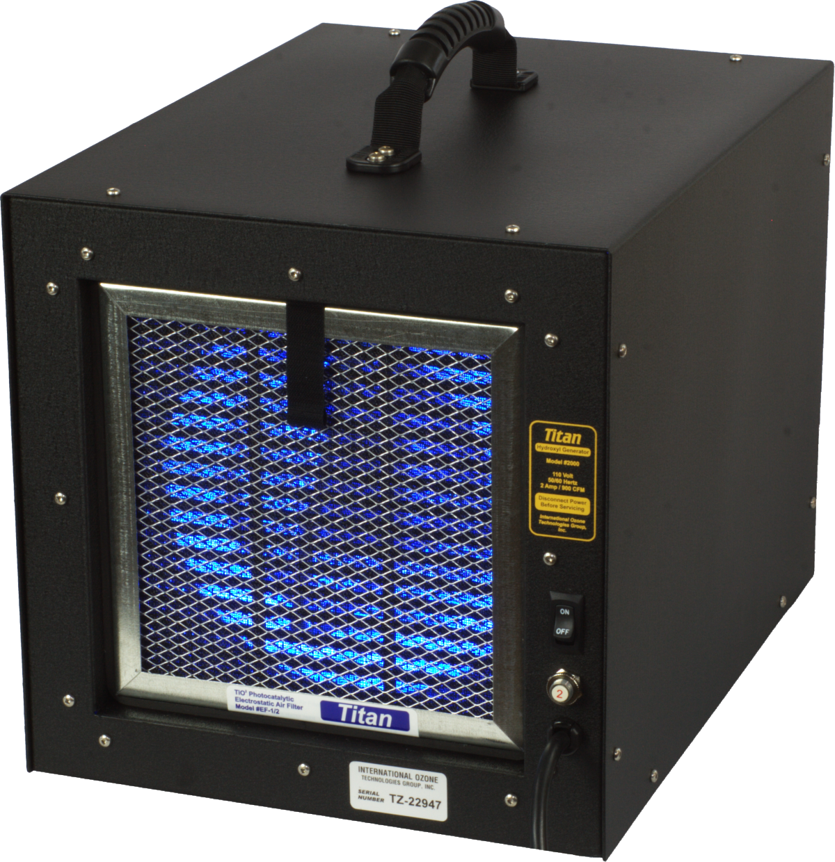 Titan 2000 Hydroxyl Air Purifier With Maximizer
